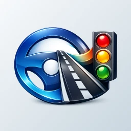 أيقونة مدرب قيادة: اختبار الطريق